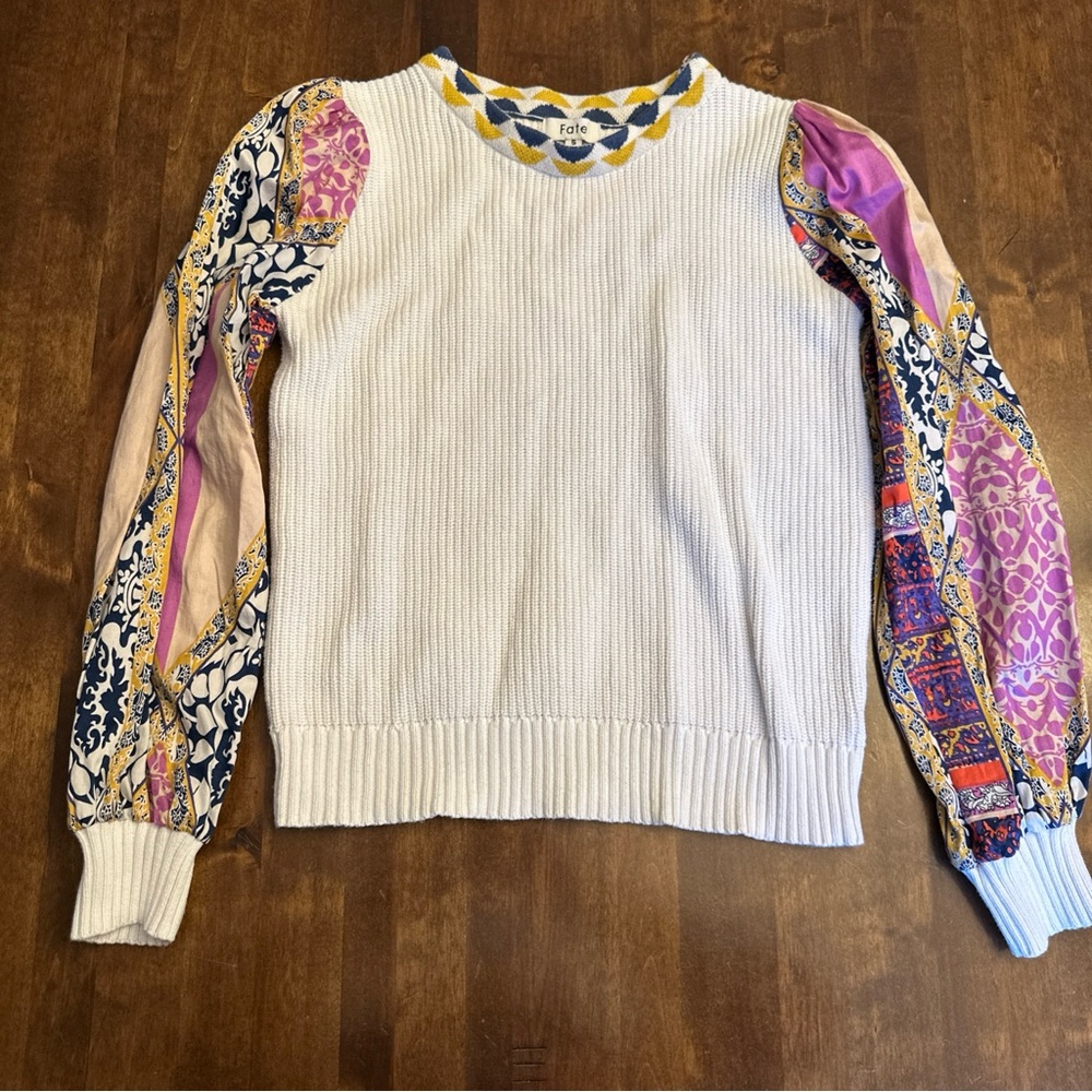 Fate Sweater Small Boho Festival Romantic Artsy Travel Cottagecore Balloon
